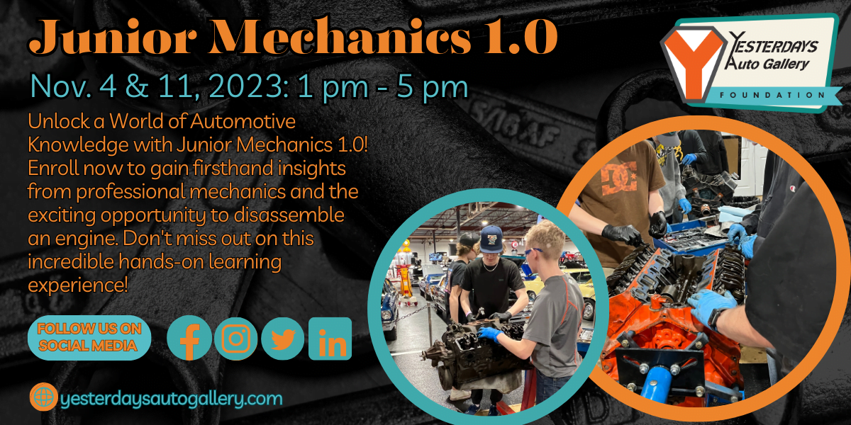 Junior Mechanics 1.0 2023 (Ages 12-17 Only)