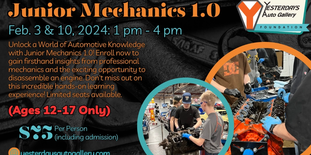 Junior Mechanics 1.0 2024 (Ages 12-17 Only)